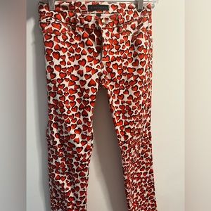 juicy couture heart skinny jeans